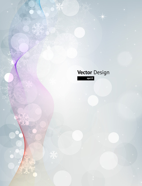 Abstract christmas background with ice pieces for new year design - Vektör, Görsel