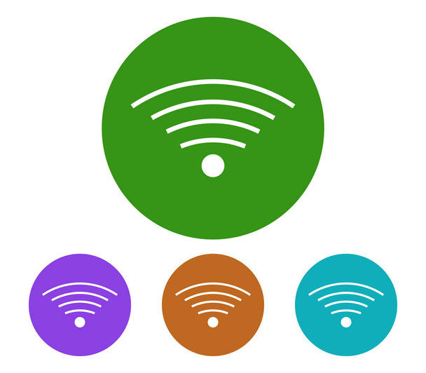 Set of wifi icon on white background - Photo, Image