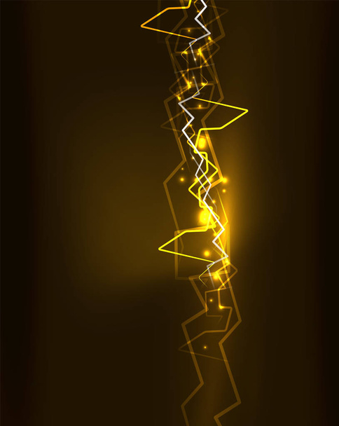 Неонова блискавка векторний фон
 - Вектор, зображення