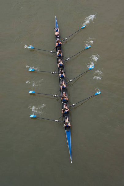 Women's Crew Team in Competition - Photo, Image