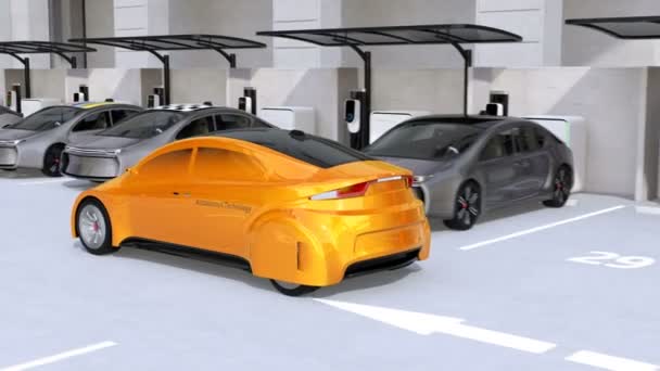 Autonomní auta parkovací systém inteligentní parkovací asistent - Záběry, video