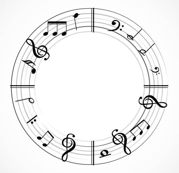 Music Note design - Vector, Image