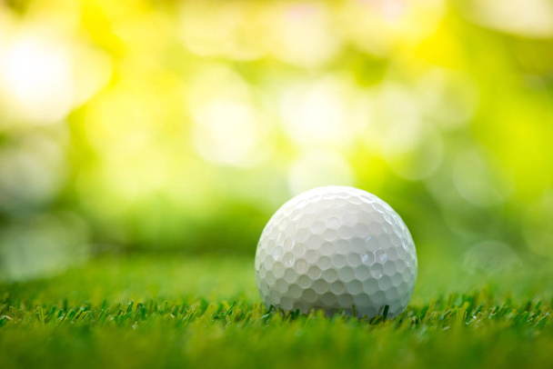 golf ball on fairway - Foto, Bild