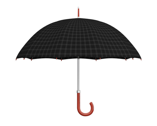 Büyük Modern lüks şemsiye. 3D render - Fotoğraf, Görsel