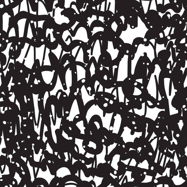 Seamless pattern graffiti - Vector, Image