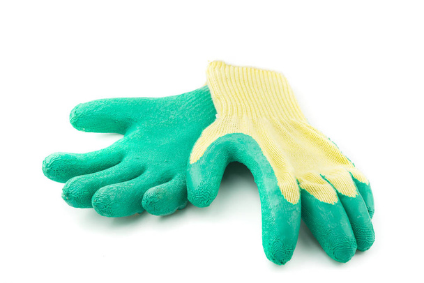 Heat resistant gloves isolated - Fotoğraf, Görsel
