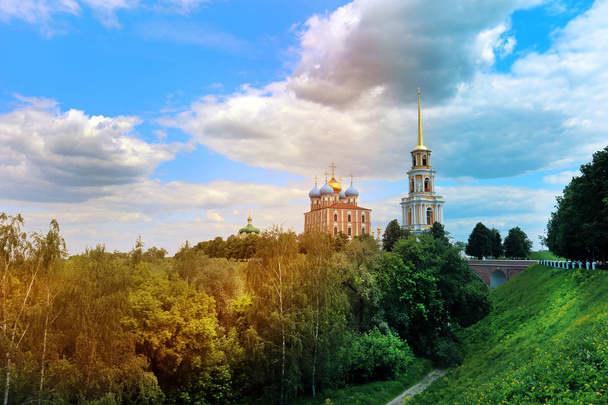 landschap van het Kremlin van Rjazan - Foto, afbeelding
