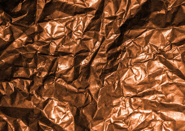 Bronze shinny abstract copper paper background - Foto, Imagen
