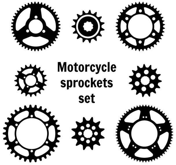 Gear wheel icons set - Vector, Image