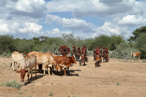 A tribo de Hamar no Vale do Omo, na Etiópia
 - Foto, Imagem