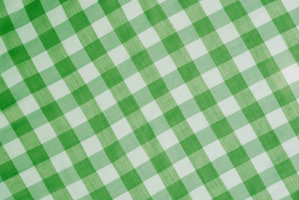 Fundo de toalha de mesa xadrez verde
  - Foto, Imagem