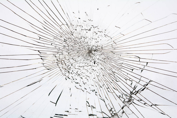 Fond blanc en verre cassé
 - Photo, image