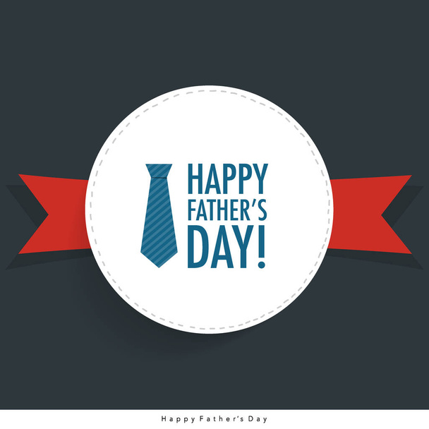 Happy fathers day card design. Vector Illustration - Vektor, kép