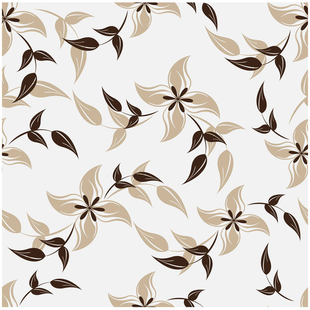 seamless flowers pattern - Vektör, Görsel