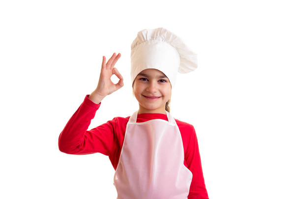 Little girl cooking - Photo, Image