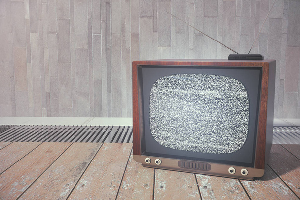 Vintage tv-scherm - Foto, afbeelding