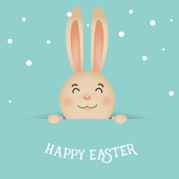 Happy easter background design. Happy easter cards with Easter b - Vector, Imagen