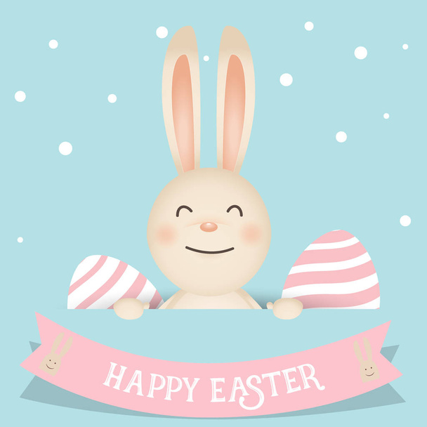 Happy easter background design. Happy easter cards with Easter b - Vektori, kuva