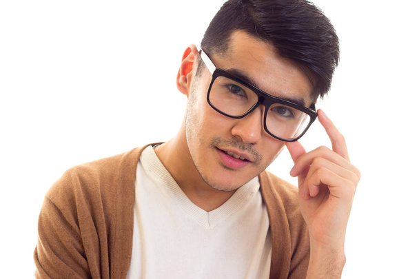 Young man in glasses - Photo, Image