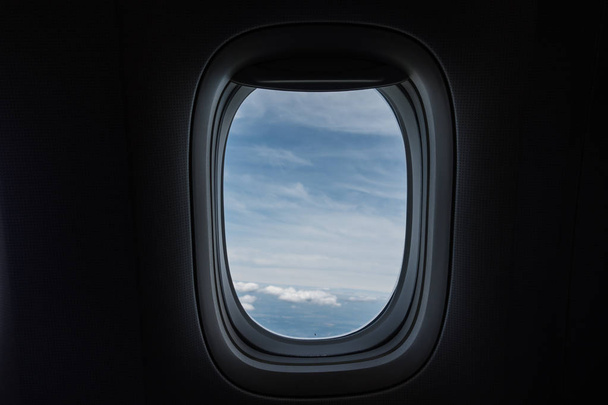 window seat view during flight - Valokuva, kuva