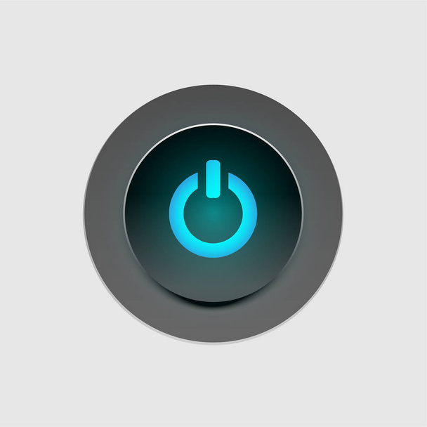Button user interface illustration vector - Vektör, Görsel