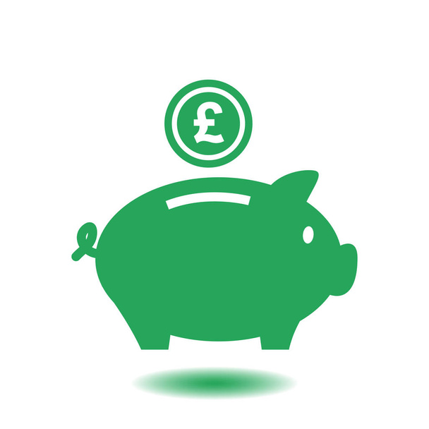 Piggy bank money. - Vector, Image