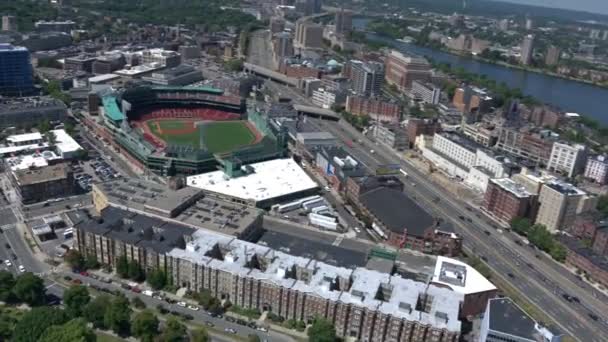 Boston city arial view - Filmati, video