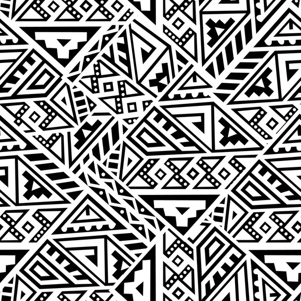 abstrakte Vektor nahtlose Muster im ethnischen Stil - Vektor, Bild