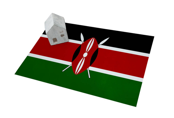 La casita sobre la bandera - Kenia
 - Foto, Imagen