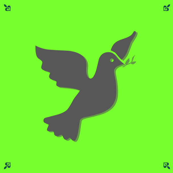 ilustración icono de paloma
 - Vector, imagen