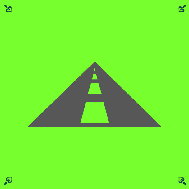 Road icon illustration - Vector, Image