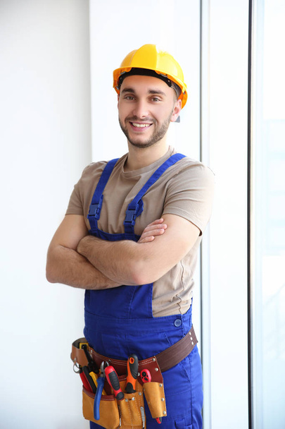 Young smiling electrician  - Foto, immagini