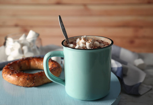 Cup of cocoa with marshmallows  - Zdjęcie, obraz