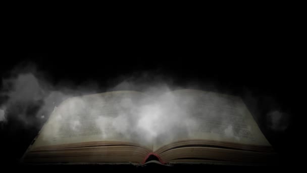 Книга в тумане. Таинственный дым окутал книгу
 - Кадры, видео