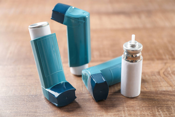 Asthma inhalers with cartridge  - Foto, Bild
