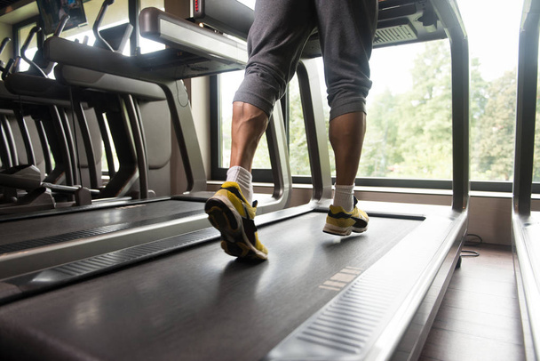 Exercising On A Treadmill - Foto, Imagem