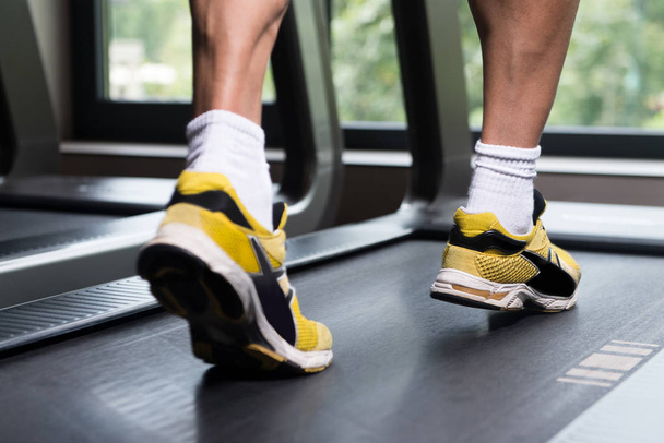 Exercising On A Treadmill - Foto, Bild