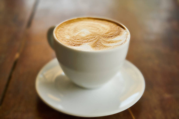 Вкусный кофе латте - Фото, изображение