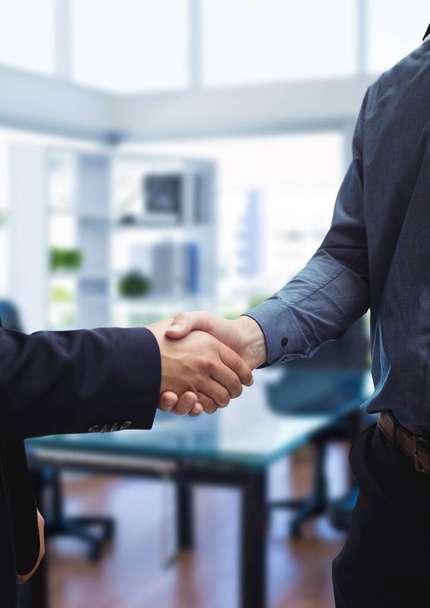 businessmen handshake in meeting room - Фото, зображення