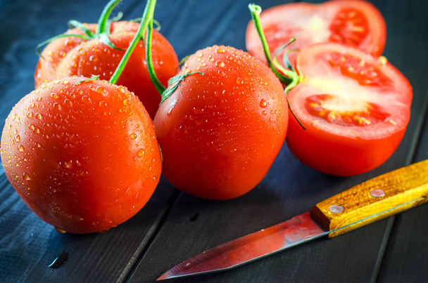 Tomates vermelhos frescos - Foto, Imagem