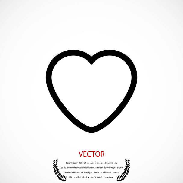  ikony serce wektor - Wektor, obraz