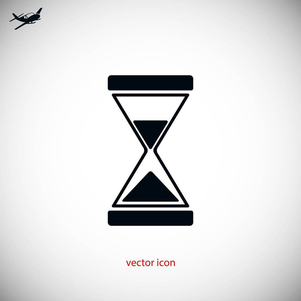Reloj de arena icono vector
 - Vector, Imagen