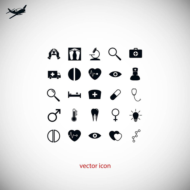 Медичні іконки вектор
 - Вектор, зображення