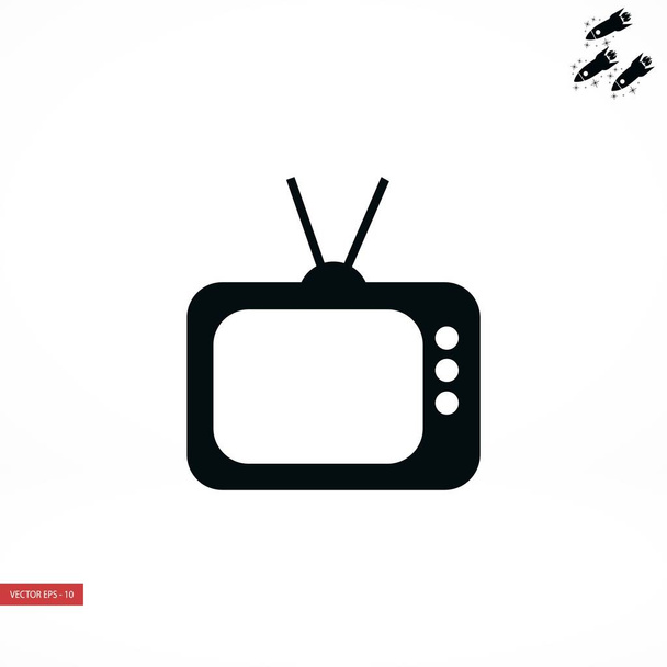 TV-Symbolvektor - Vektor, Bild