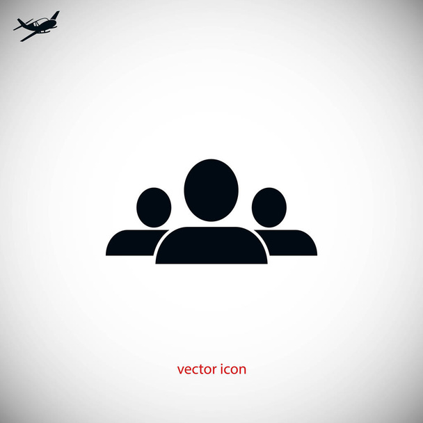 people icon vector - Vector, Image