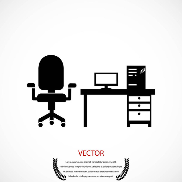 Vector Illustratie computerpictogram - Vector, afbeelding