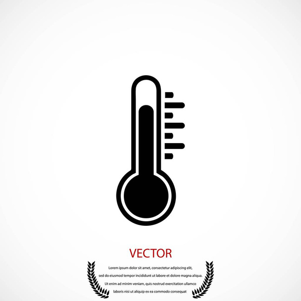 A hőmérő vektor ikonja - Vektor, kép