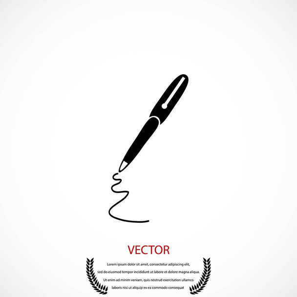 Pen pictogram vector - Vector, afbeelding