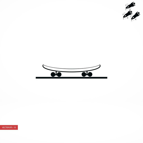 Ikone des Skateboards - Vektor, Bild