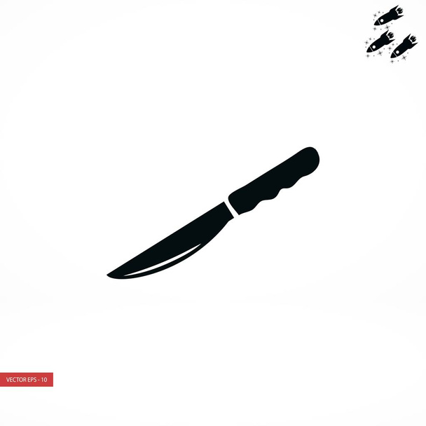 Knife icon vector - Vektor, kép